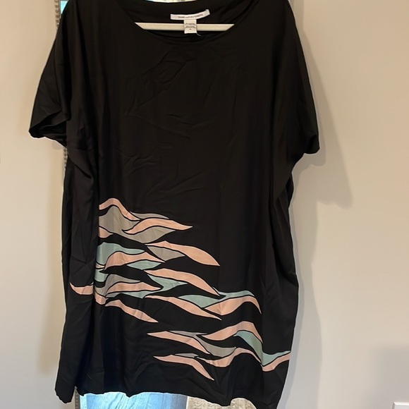 Diane Von Furstenberg Hanky Silk Kimono Dress - Picture 6 of 11